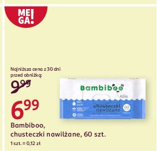 Chusteczki nawil偶ane Bambiboo promocja