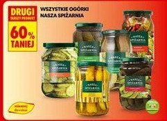Wszystkie ogórki - drugi 60% taniej promocja w Biedronka