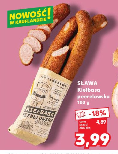 Kiełbasa peerelowska Sława promocja w Kaufland