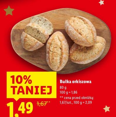 Bułka orkiszowa promocja w Lidl