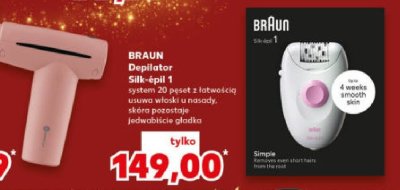 Depilator Braun Silk-épil 1 promocja w Kaufland