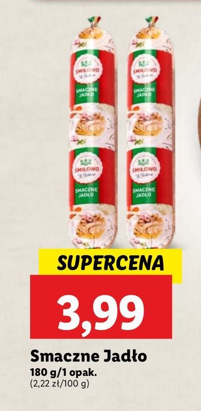 Smaczne jadło Śmiłowo promocja w Lidl