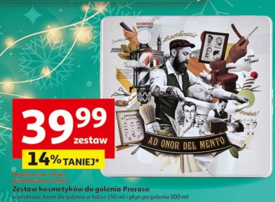 Zestaw kosmetyków do golenia Proraso promocja w Auchan