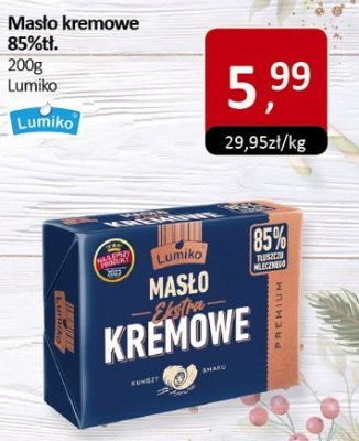 Masło kremowe 85%tł. 200g Lumiko promocja w Market Point