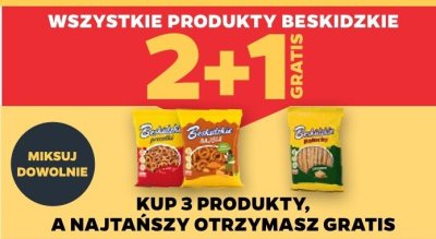 Wszystkie produkty 2+1 GRATIS promocja w Netto