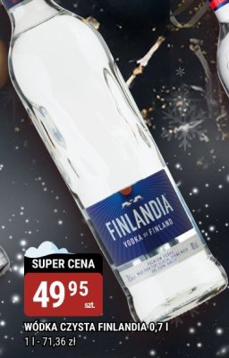 Wódka czysta Finlandia 0,7l promocja w bi1