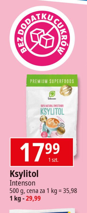 Ksylitol Intenson promocja w Leclerc