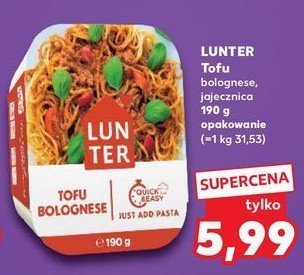 Tofu jaternica Lunter promocja w Kaufland