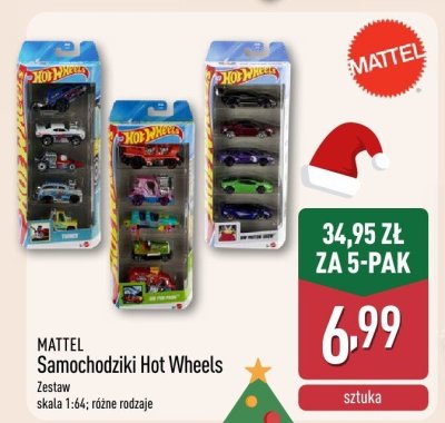 Samochodziki Hot Wheels 5-pak promocja w Aldi