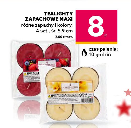 Tealighty zapachowe owoce le艣ne promocja