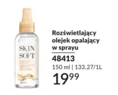 Olejek rozświetlający opalający w sprayu promocja w AVON