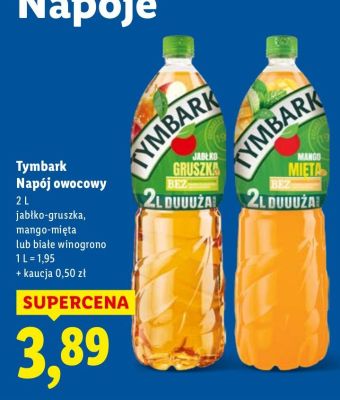 Napój owocowy promocja w Lidl