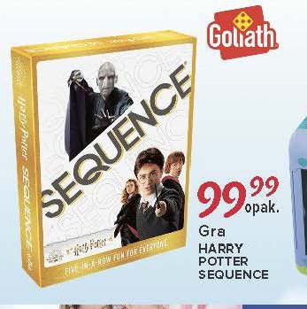 Gra harry potter sequence Goliath promocja