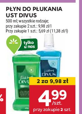 Płyn do płukania jamy ustnej fresh DIVUS promocja