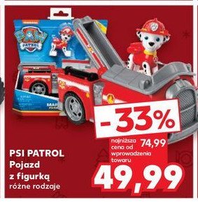 Pojazd psi patrol z figurką promocja w Kaufland