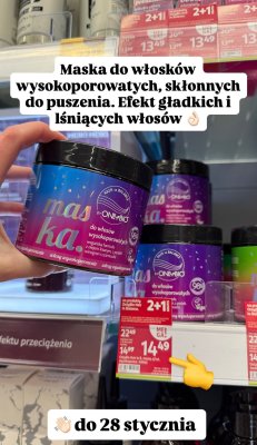 Maska do włosów wysokoporowatych  promocja w Rossmann