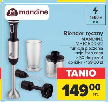 Blender mhb1500-22 Mandine promocja