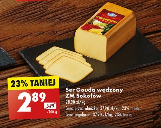 Ser gouda wędzona Zm sokołów promocja