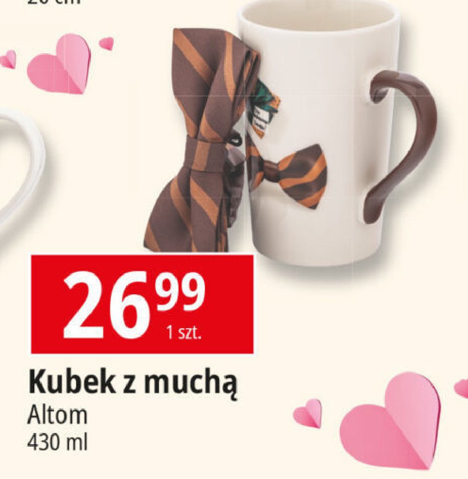 Kubek z muchą 430 ml Altom promocja