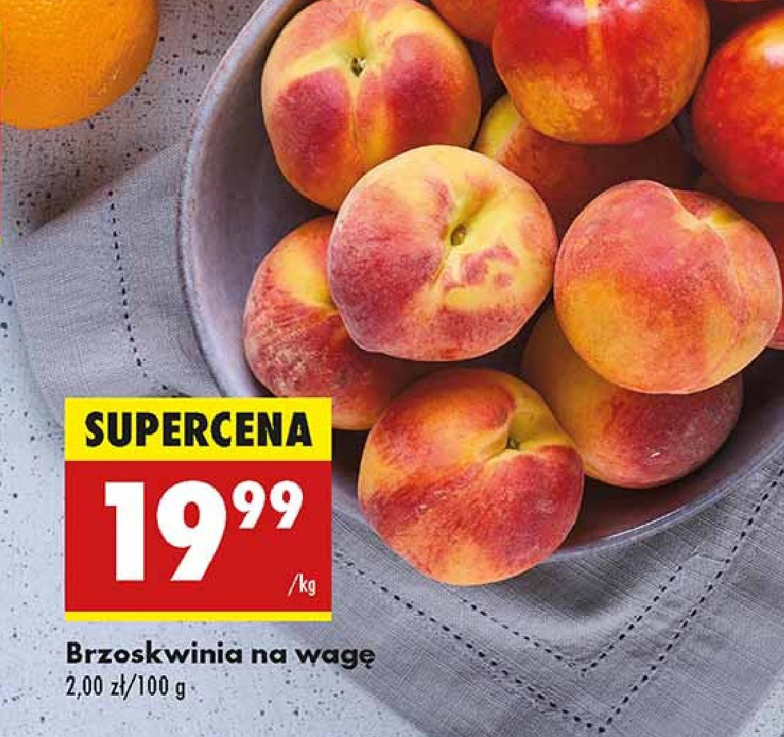 Brzoskwinie promocja