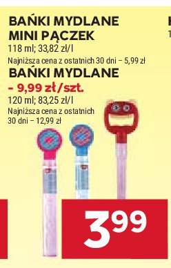 Bańki mydlane mini pączek promocja w Stokrotka