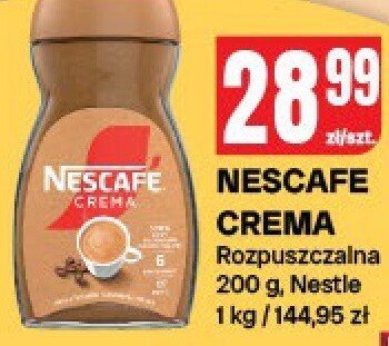 Kawa Nescafe Crema rozpuszczalna promocja w Chorten