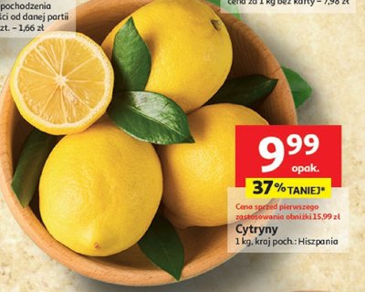Cytryny promocja w Auchan