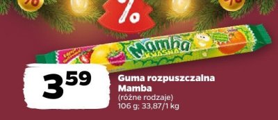 Guma rozpuszczalna Mamba (różne rodzaje) promocja w Netto