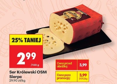 Ser promocja w Biedronka