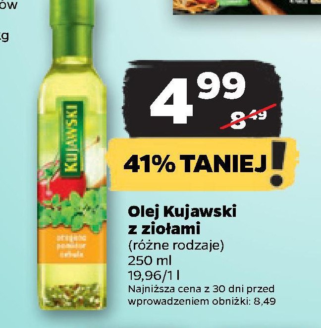 Olej oregano pomidor cebula Kujawski ze smakiem Kujawski kruszwica promocja