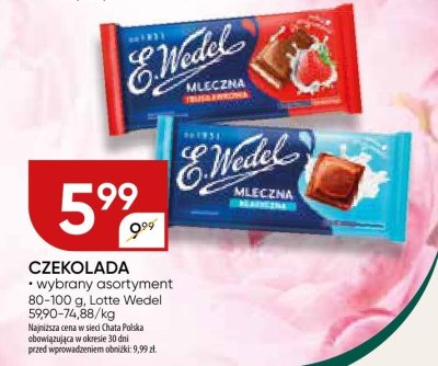 Czekolada promocja w Chata Polska
