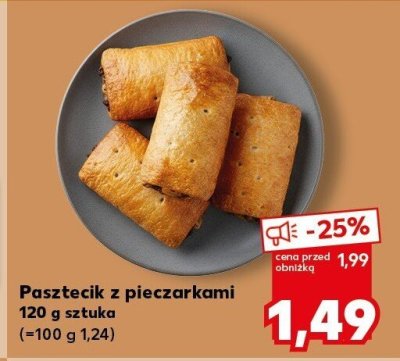 Pasztecik z pieczarkami 120 g sztuka promocja w Kaufland