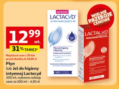 P艂yn do higieny intymnej Lactacyd ultra-nawil偶aj膮cy promocja