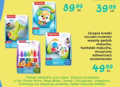 Ucz膮ce kredki kolorki-humorki Fisher-price promocja