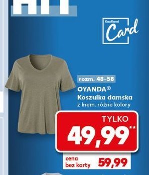 Koszulka damska 48-58 Oyanda promocja