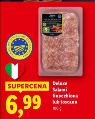 Salami Deluxe toscano promocja w Lidl