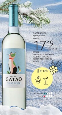 Wino białe GATÃO 750 ML promocja w Selgros