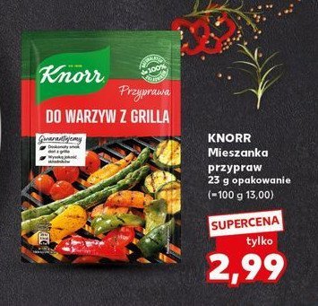 Przyprawa do warzyw z grilla Knorr przyprawa promocja