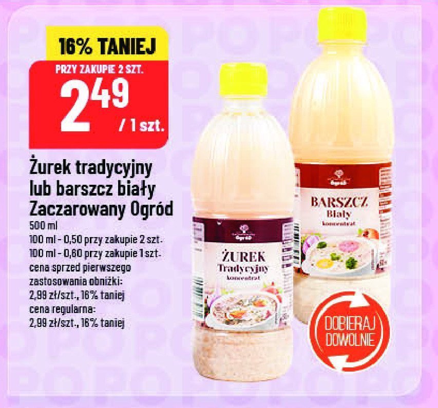 Żurek Zaczarowany ogród promocja