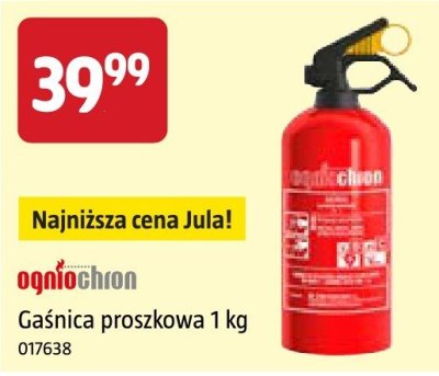 Gaśnica proszkowa 1 kg ogniochron promocja w Jula