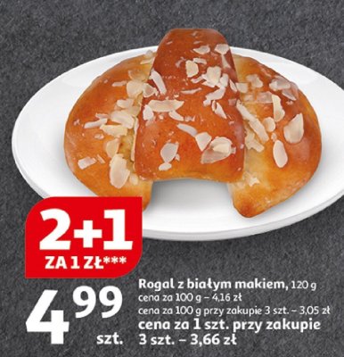 Rogal z białym makiem promocja w Auchan