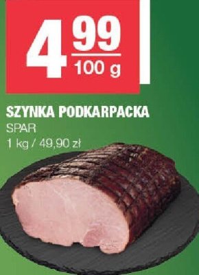 Szynka podkarpacka SPAR promocja w SPAR