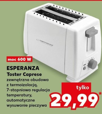 Toster Caprese promocja w Kaufland