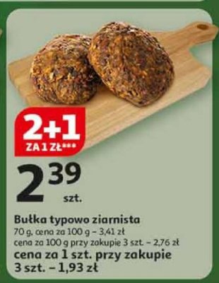 Bułka typowo ziarnista promocja w Auchan