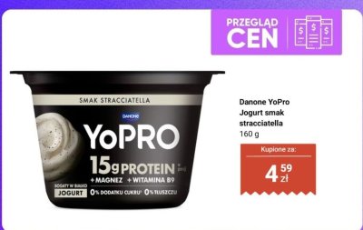 Jogurt YoPro smak stracciatella promocja w Biedronka