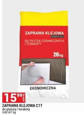 Zaprawa klejowa C1T promocja w Merkury Market