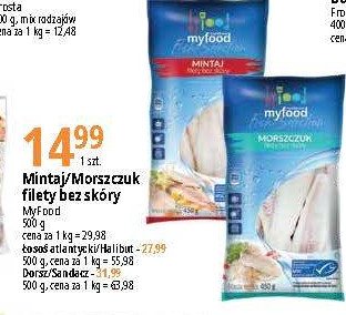 Dorsz bałtycki filet Myfood promocja