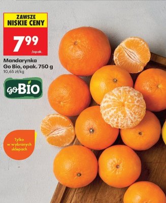 Mandarynka 750 g promocja w Biedronka