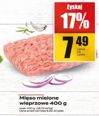Mięso mielone wieprzowe 400 g promocja w Supeco