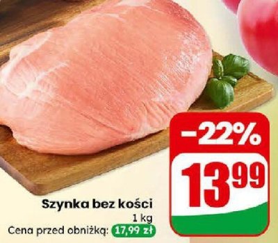 Szynka bez kości promocja w Dino